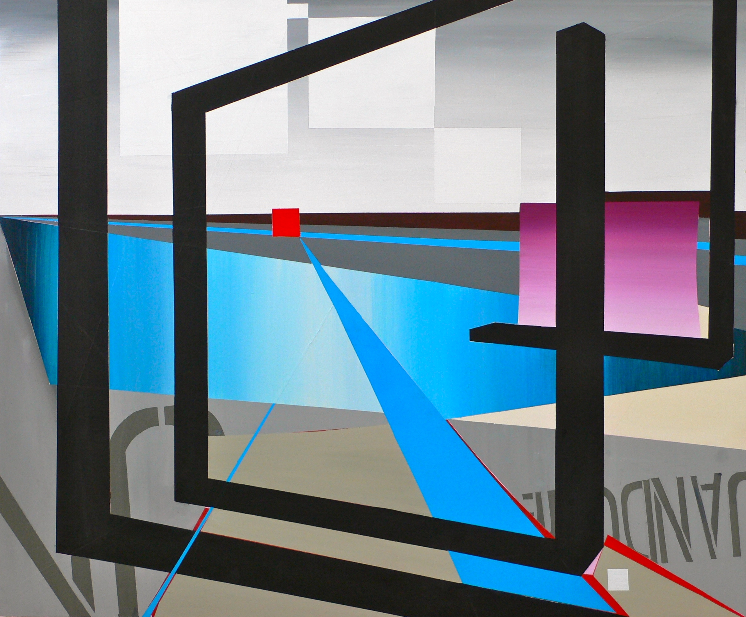 *GIFT INCLUDED* Square Landscape Blue